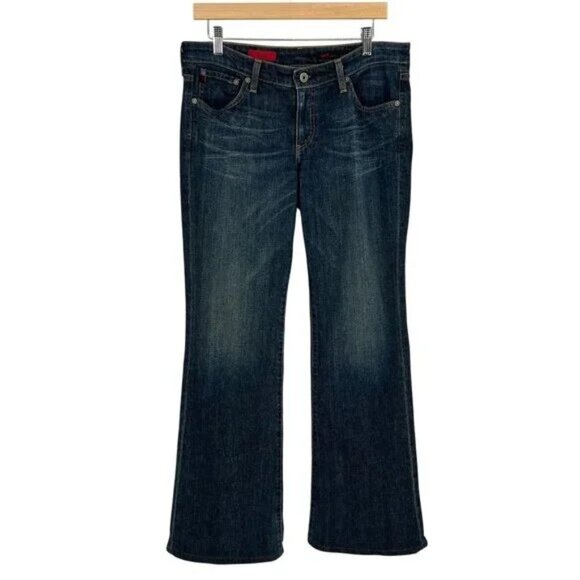 Ag Adriano Goldschmied Denim - AG Adriano Goldschmied Women Bootcut Jeans Size 30 Blue Denim The Club Low Rise